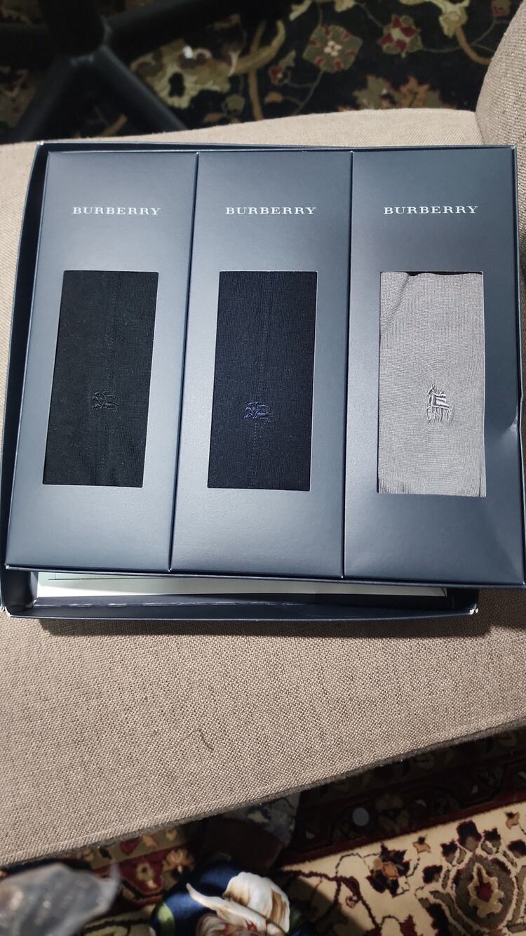 Burberry 3 sets of dress socks
